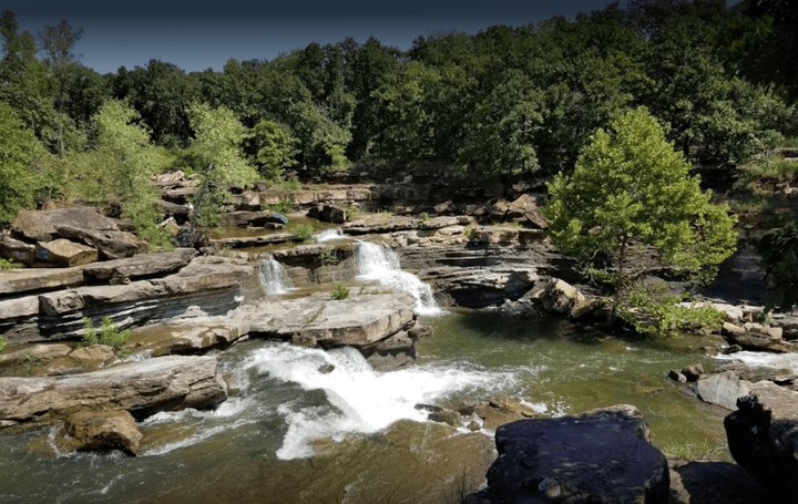 Enjoy A Picturesque Summer Day At Bluestem Falls, A Hidden Waterfall In Oklahoma