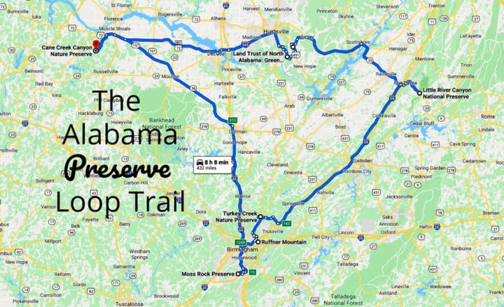 Follow This Preserve Loop Trail To Experience Some Of Alabama's Most Beautiful Scenery