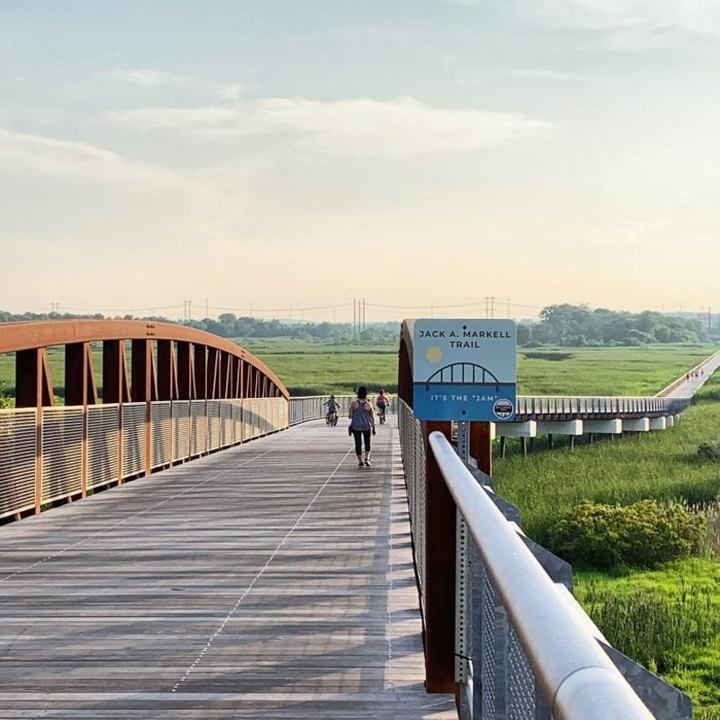 This Easy 7 Mile Trail Network In Delaware Features A Boardwalk, Bridge, Nature Center, And More