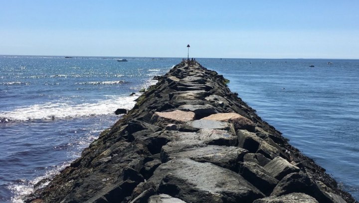 Follow The Trail On This Rocky Coastal Jetty To Magnificent New Hampshire Ocean Views