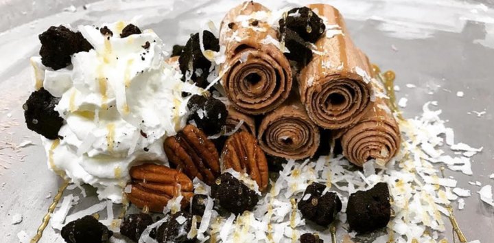 Rolled Ice Cream Is A Brand-New Sweet Treat You Need To Try At Ice Scraperz Rolled Ice-Cream In North Carolina