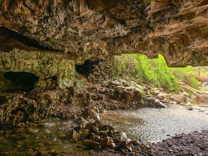 Find An Idyllic Swimming Hole Inside The Cave At The End Of The Natural Bridges Trail In Northern California