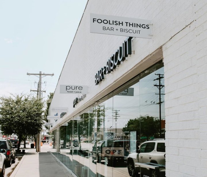 Enjoy An Espresso Bar In The Morning And A Cocktail Bar In The Evening At Foolish Things: Bar & Biscuit In Oklahoma