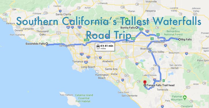 Spend The Day Exploring Southern California's Tallest Falls On This Wonderful Waterfall Road Trip