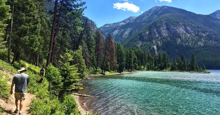 Featuring A Crystal Clear Lake And A Waterfall, Montana's Holland Lake Trail Is A Bucket List Hike