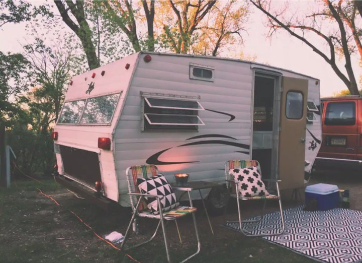 No Two Stays Are The Same When You Rent This Movable Retro Camper In Nebraska
