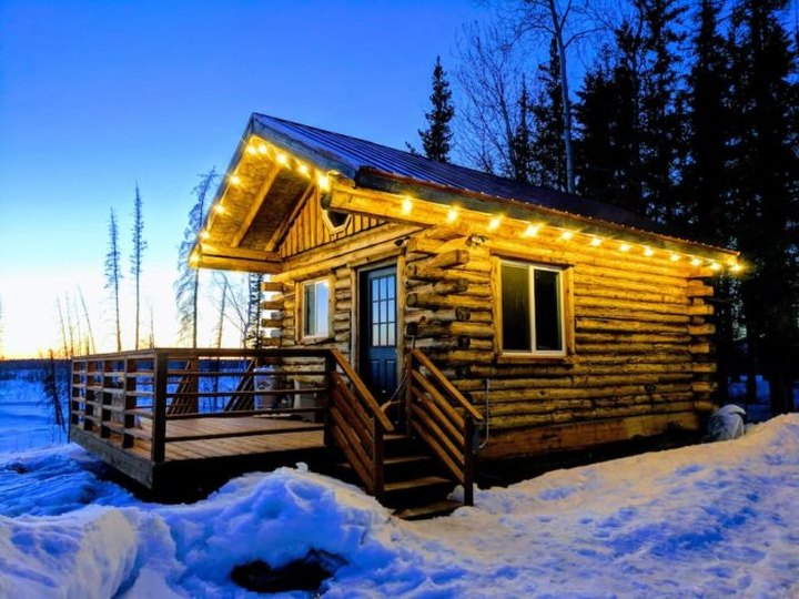 Stay At This Authentic Handmade Cabin In The Alaskan Woods