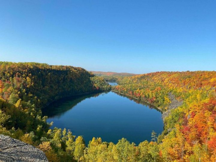 Spectacular Views Of Two Secret Lakes Hidden By A Forest Await Those Who Hike Bean and Bear Lake Loop In Minnesota