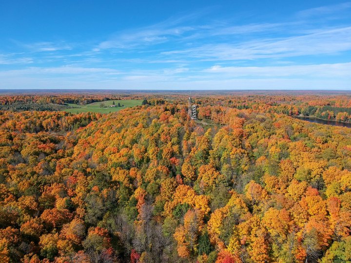 There's No Better Place To Take In The Seasonal Hues Than Timm's Hill, The Highest Point In Wisconsin