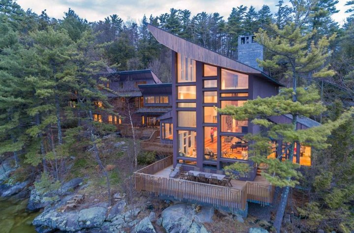 New Hampshire's Most Expensive Home Overlooking Lake Winnipesaukee Is Now Listed For Sale At $10 Million