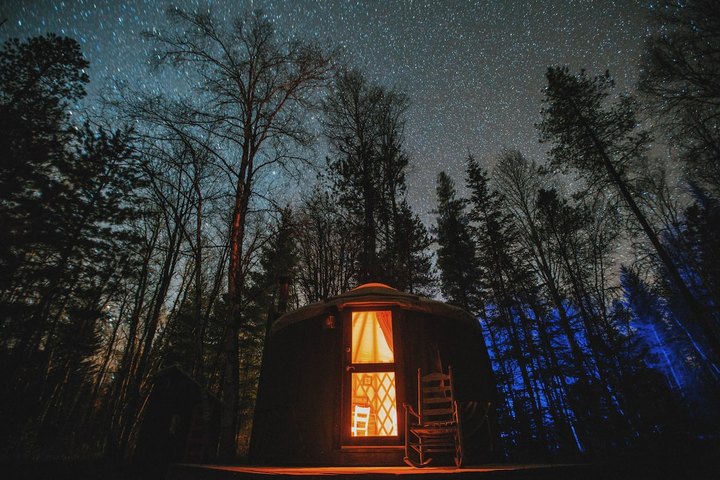 This Cozy Yurt Tucked In The Woods In Idaho Is The Perfect Base Camp For Your Next Adventure