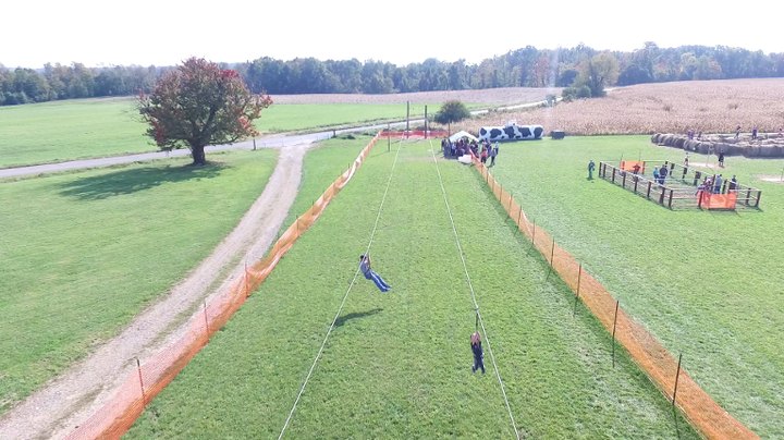Take A Ride On A Zip Line And Find Your Way Out Of Derthick's Corn Maze For Fall Family Fun In Ohio