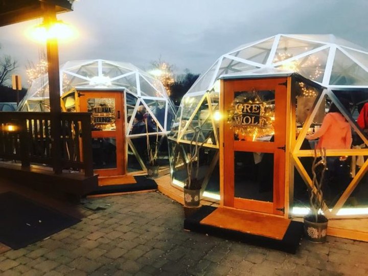 Dine Inside A Heated Igloo When You Visit Deadwood Bar & Grill Near Detroit This Winter