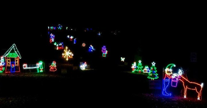 West Virginia's Enchanting 1.3-Mile Celebration Of Lights Holiday Drive-Thru Is Sure To Delight