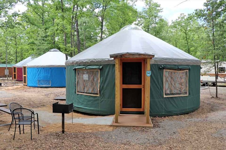Timber Ridge Resort In Michigan Has A Yurt Village That's Absolutely To Die For