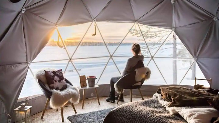 These Geo-Domes In Wisconsin Offer A Strikingly Modern Alternative To Glamping    