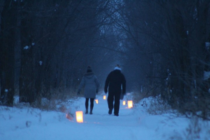 Start Off 2021 With A Lantern-Lit First Day Hike In North Dakota's Fort Stevenson State Park