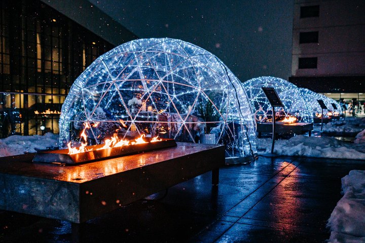 Sip Wine In An Igloo This Winter At The Davenport Grand Hotel In Washington