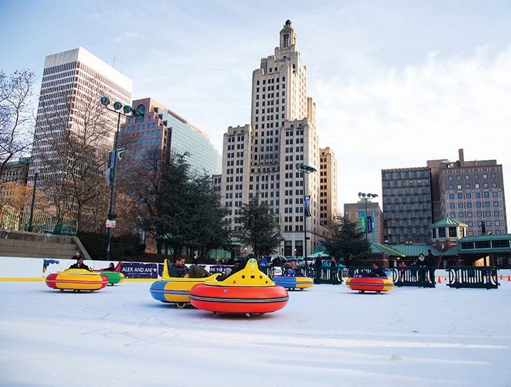 You Can Ride Bumper Cars On Ice This Winter At The Providence Rink In Rhode Island And It's Insanely Fun