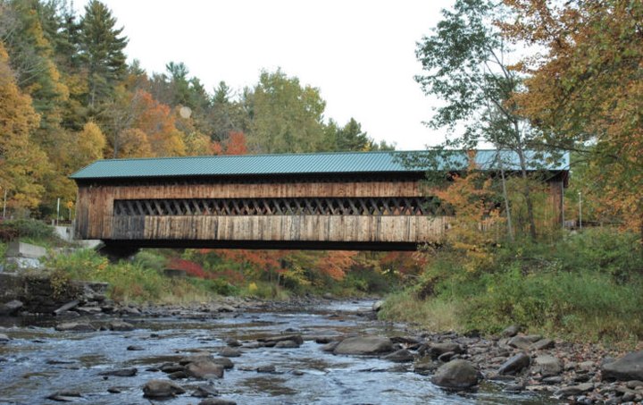 The Longest Covered Bridge In Massachusetts, The Ware-Hardwick Bridge, Is 137 Feet Long