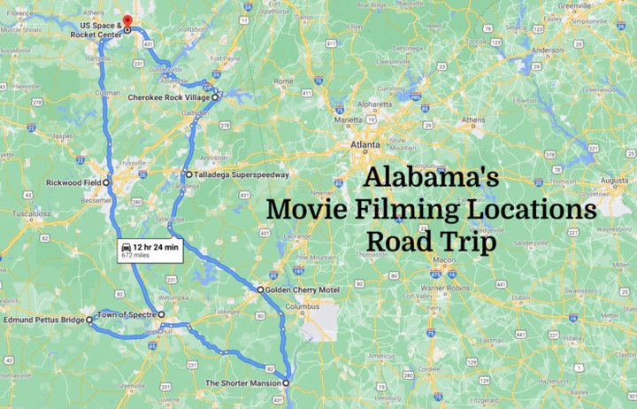 Take This Road Trip To See Some Of The Most Famous Film Locations In Alabama