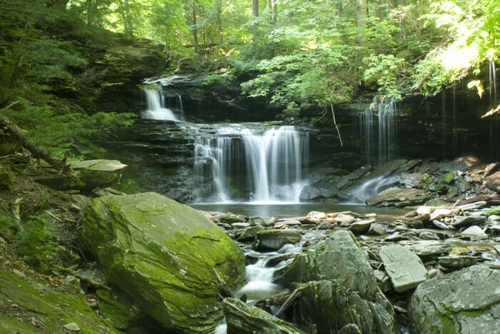 A Waterfall Lover's Dream, The Falls Trail Hike In Pennsylvania Passes Cascade After Cascade