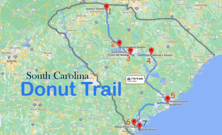 Take The South Carolina Donut Trail For A Delightfully Delicious Day Trip