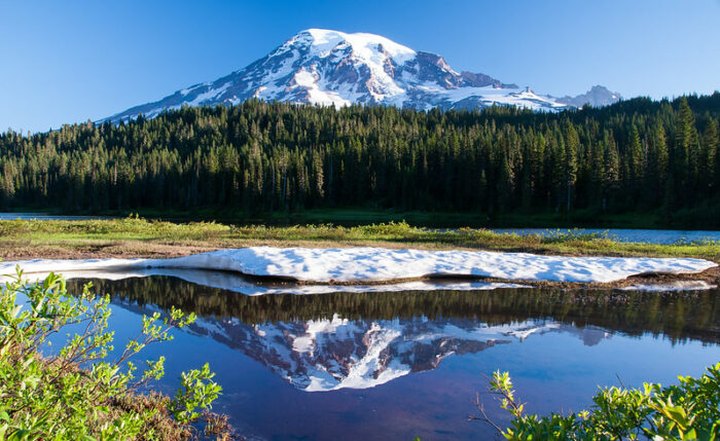The Longest Scenic Drive Around Washington's Mt. Rainier National Park Leads To Its Most Stunning Lake