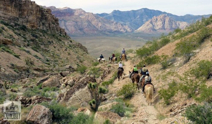 A Horseback Ride From Cowboy Trail Rides Offers A Unique Experience In Nevada's Red Rock Canyon