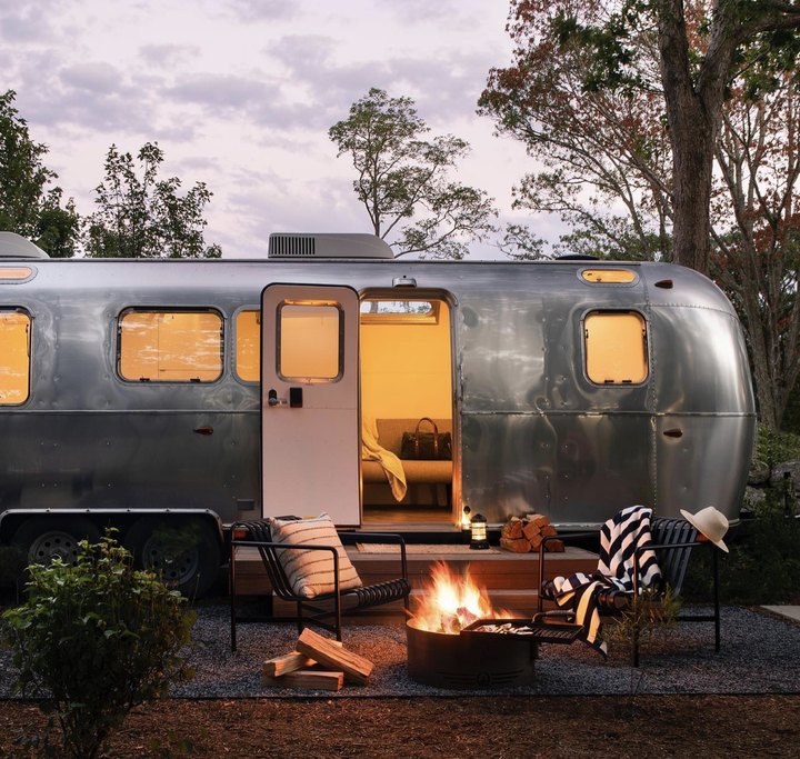 You Can Go Glamping In A Luxury Retro Airstream Camper At AutoCamp In Massachusetts