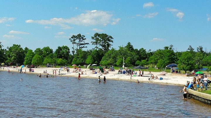Sink Your Toes In The Sand Along The Beach At Fontainebleau State Park In Louisiana