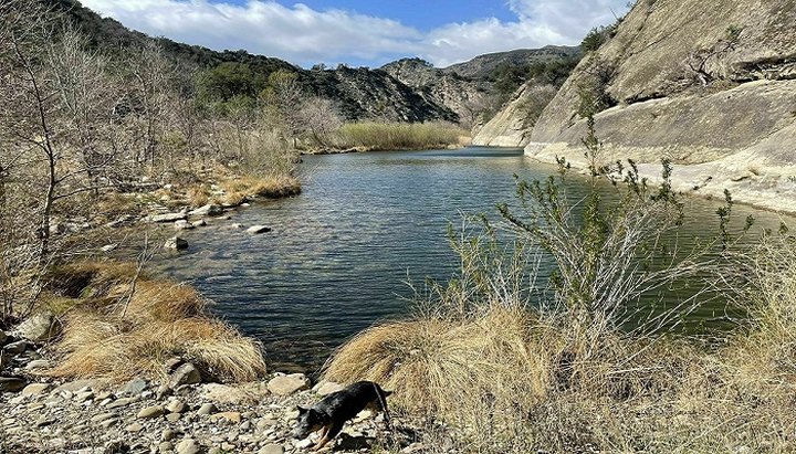 Hike Exactly Half A Mile To This Popular Swimming Hole In Southern California