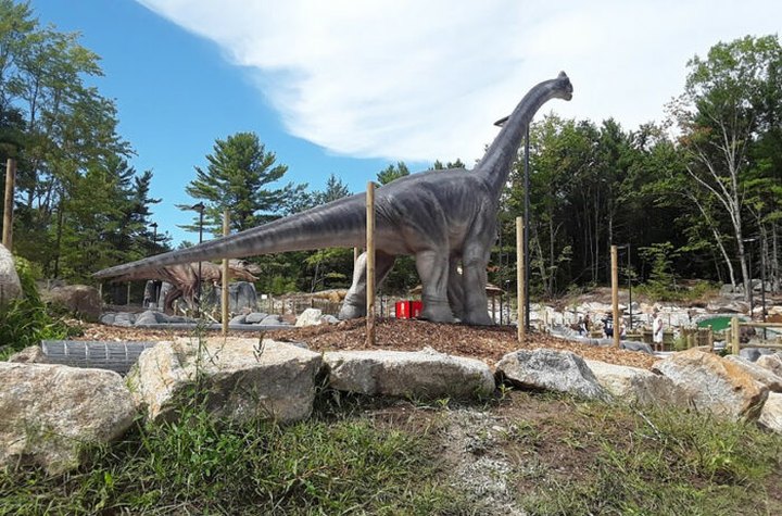 The Realistic Dinosaurs At Raptor Falls Mini Golf In Maine Make For A Roaring Good Time