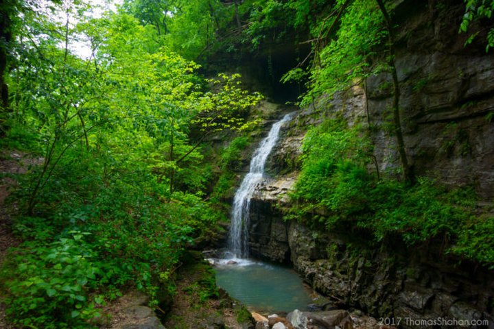 Discover A Pristine Paradise When You Visit Arkansas's Tunnel Cave Falls
