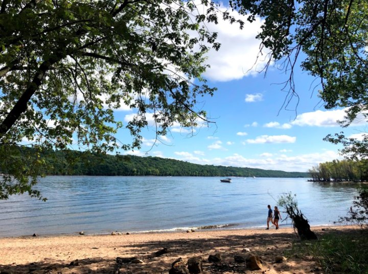 Find A Hidden Summer Oasis When You Take A 1/2-Mile Hike Through The Woods To Reach The Sandy Beach At Afton State Park In Minnesota