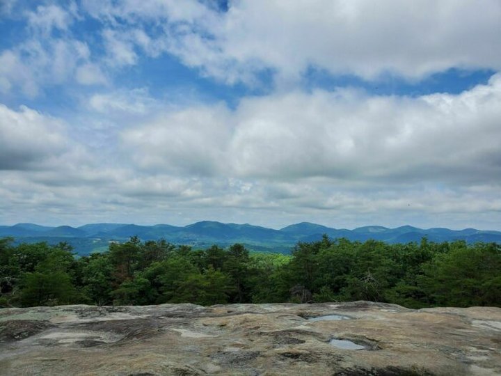 Climb To The Top Of The Hollow Rock Trail In North Carolina For Amazing Views From High Above The Surrounding Terrain