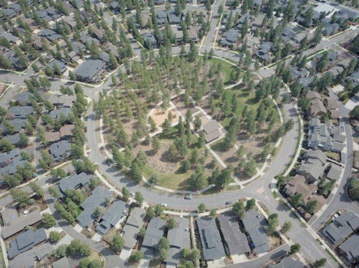 Compass Park Is A Unique, Circular-Shaped Playground In Bend, Oregon