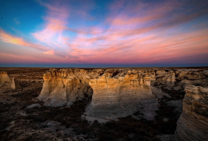 Little Jerusalem Badlands State Park In Kansas Is Truly Something To Marvel Over