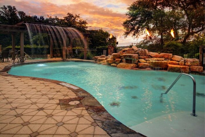 Cool Off Under A Waterfall At This Texas Hotel
