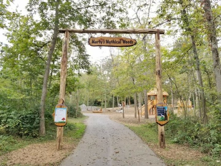Marty's Mythical Woods Is A Magical Playground In Maryland Unlike Any Other