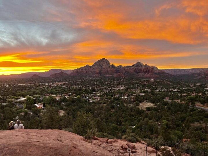Watch The Sunrise On The Airport View Trail, A Unique Scenic Overlook Hike In Arizona