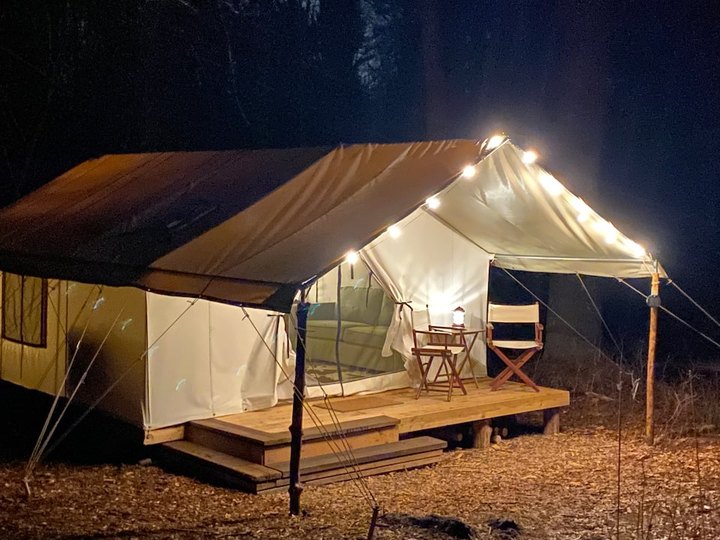 These Canvas Tents Will Take Your Rhode Island Glamping Experience To A Whole New Level