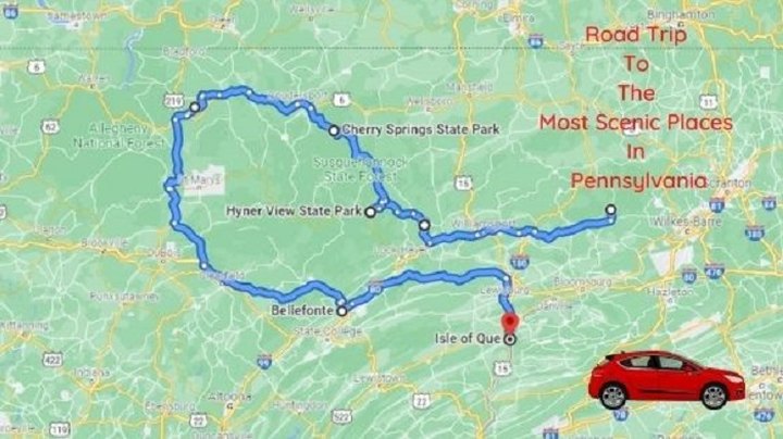 This 367-Mile Road Trip Leads To Some Of The Most Scenic Parts Of Pennsylvania, No Matter What Time Of Year It Is