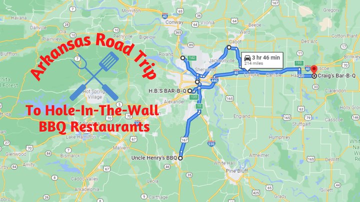The Most Delicious Arkansas Road Trip Takes You To 6 Hole-In-The-Wall BBQ Restaurants