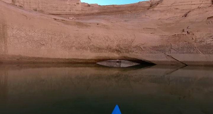 This Stunning Natural Arch In Arizona's Lake Powell Is Visible For The First Time In Over 50 Years