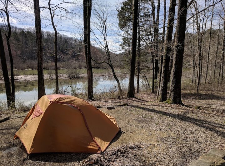 There's A Lake Hiding In An Alabama Forest Where You Can Camp Year-Round