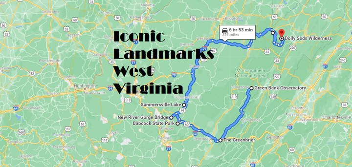 This Epic Road Trip Leads To 7 Iconic Landmarks In West Virginia