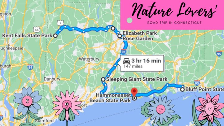 The Ultimate Connecticut Nature Lovers' Road Trip Leads To Gardens, Waterfalls, And More