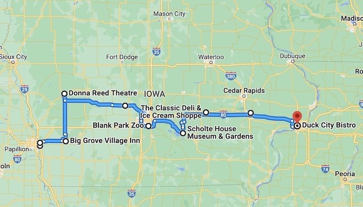 This Iowa Road Trip Takes You From The Parks Of Council Bluffs To The Finest Of Davenport