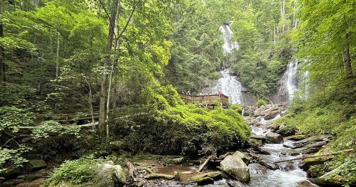 The Easy 1-Mile Anna Ruby Falls Trail Will Lead You Through The Georgia Forest
